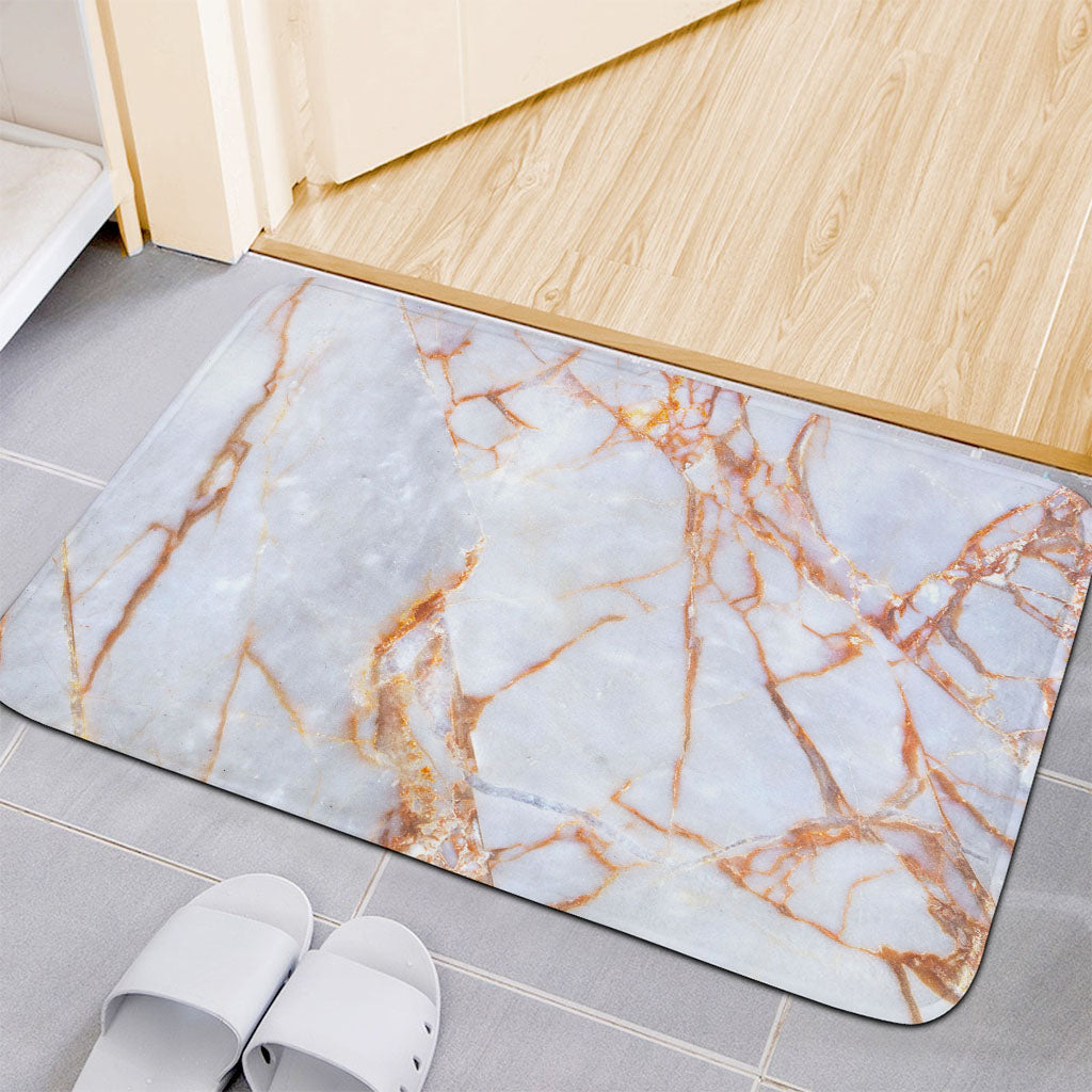 Grey Bronze Marble Print Indoor Door Mat