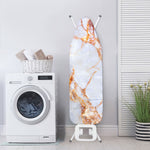Grey Bronze Marble Print Ironing Board Cover