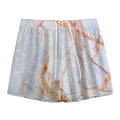 Grey Bronze Marble Print Mesh Shorts
