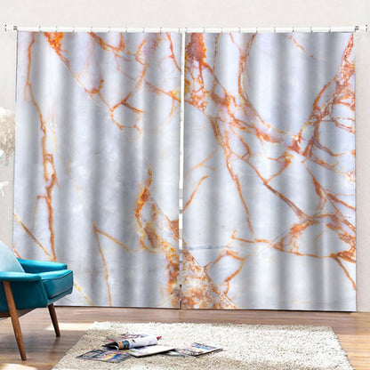 Grey Bronze Marble Print Pencil Pleat Curtains