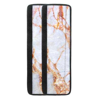 Grey Bronze Marble Print Refrigerator Handle Covers