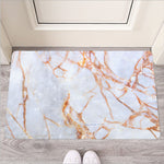 Grey Bronze Marble Print Rubber Doormat