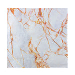 Grey Bronze Marble Print Silk Bandana