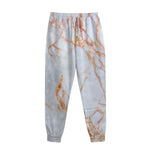 Grey Bronze Marble Print Sweatpants