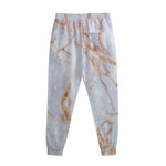 Grey Bronze Marble Print Sweatpants