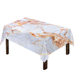 Grey Bronze Marble Print Tablecloth