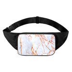 Grey Bronze Marble Print Waist Bag
