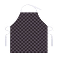 Grey Buffalo Plaid Pattern Print Adjustable Apron