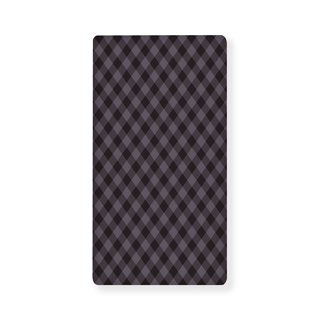 Grey Buffalo Plaid Pattern Print Baby Crib Sheet