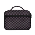 Grey Buffalo Plaid Pattern Print Briefcase Bible Bag