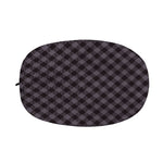Grey Buffalo Plaid Pattern Print Car Side Mirror Covers