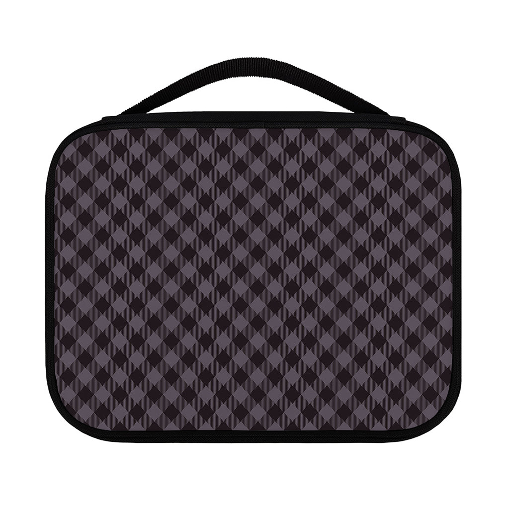 Grey Buffalo Plaid Pattern Print Classic Bible Case