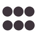 Grey Buffalo Plaid Pattern Print Coaster Set