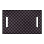 Grey Buffalo Plaid Pattern Print Golf Cart Seat Cover