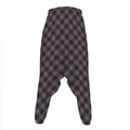 Grey Buffalo Plaid Pattern Print Hammer Pants