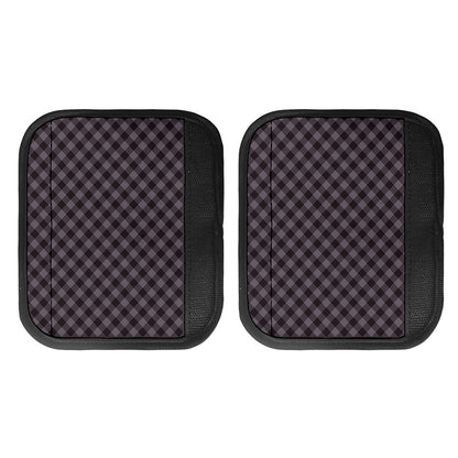 Grey Buffalo Plaid Pattern Print Handle Covers