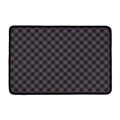 Grey Buffalo Plaid Pattern Print Kitchen Mat