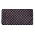 Grey Buffalo Plaid Pattern Print Towel