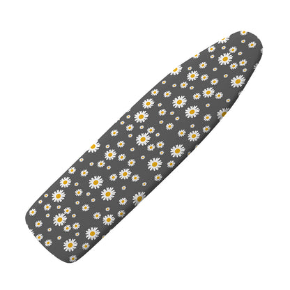 Grey Daisy Floral Pattern Print Ironing Board Cover