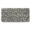 Grey Daisy Floral Pattern Print Towel