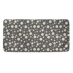 Grey Daisy Floral Pattern Print Towel