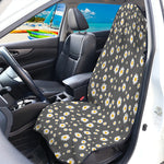 Grey Daisy Floral Pattern Print Waterproof Car Seat Cover