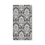 Grey Damask Pattern Print Baby Crib Sheet