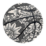 Grey Damask Pattern Print Basketball