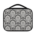 Grey Damask Pattern Print Classic Bible Case