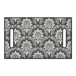Grey Damask Pattern Print Golf Cart Seat Cover