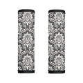 Grey Damask Pattern Print Handle Covers