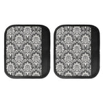Grey Damask Pattern Print Handle Covers