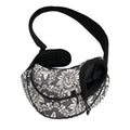 Grey Damask Pattern Print Pet Sling Carrier