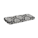 Grey Damask Pattern Print Piano Keyboard Cover