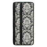 Grey Damask Pattern Print Refrigerator Handle Covers