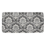 Grey Damask Pattern Print Towel