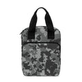 Grey Digital Camo Pattern Print Bible Tote Bag