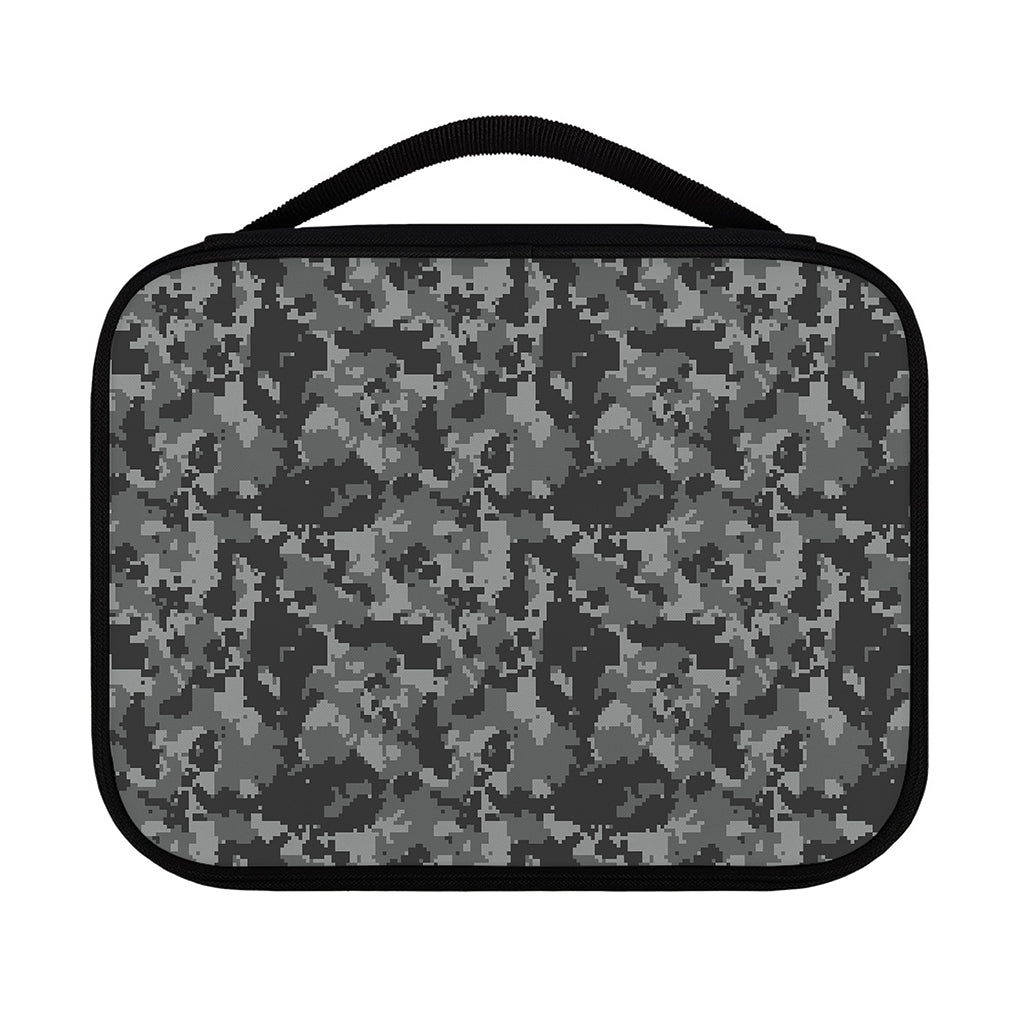 Grey Digital Camo Pattern Print Classic Bible Case