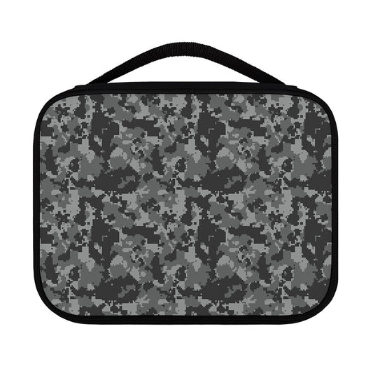 Grey Digital Camo Pattern Print Classic Bible Case
