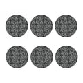 Grey Digital Camo Pattern Print Coaster Set