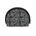 Grey Digital Camo Pattern Print Coin Purse