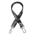 Grey Digital Camo Pattern Print Dog Seat Belt