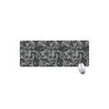 Grey Digital Camo Pattern Print Extended Mouse Pad