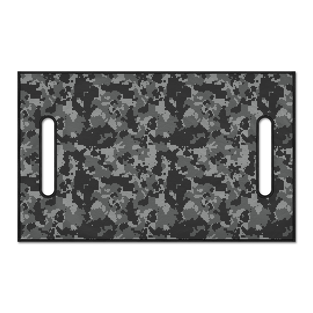 Grey Digital Camo Pattern Print Golf Cart Seat Cover
