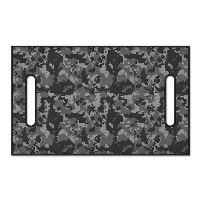 Grey Digital Camo Pattern Print Golf Cart Seat Cover