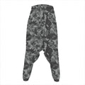 Grey Digital Camo Pattern Print Hammer Pants