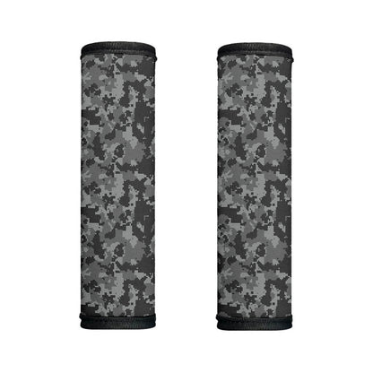 Grey Digital Camo Pattern Print Handle Covers
