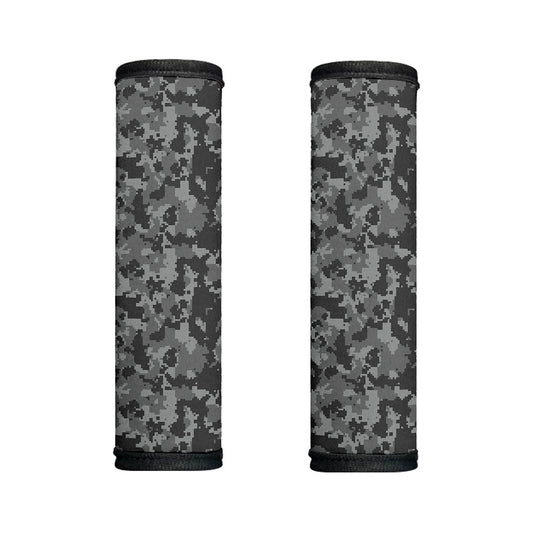 Grey Digital Camo Pattern Print Handle Covers