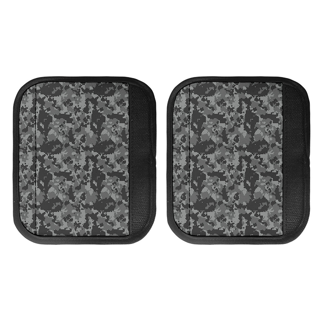 Grey Digital Camo Pattern Print Handle Covers