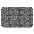 Grey Digital Camo Pattern Print Indoor Door Mat